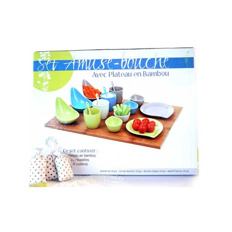 SET AMUSE BOUCHE 18 PIECES