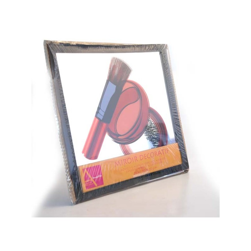 MIROIR DECORATIF 20 X 20 MAQUILLAGE