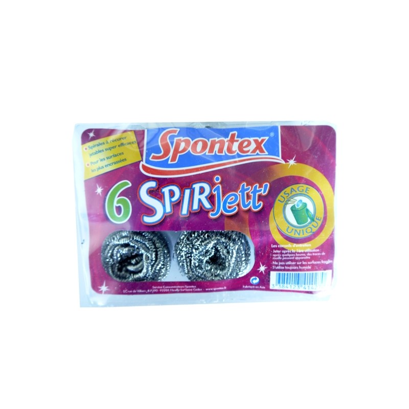 SPONTEX  SPIRJETT 6 ST   EENMALIG GEBRUIK