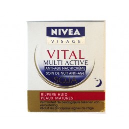 Crème visage peaux sensibles nuit NIVEA : le tube de 50 ml à Prix