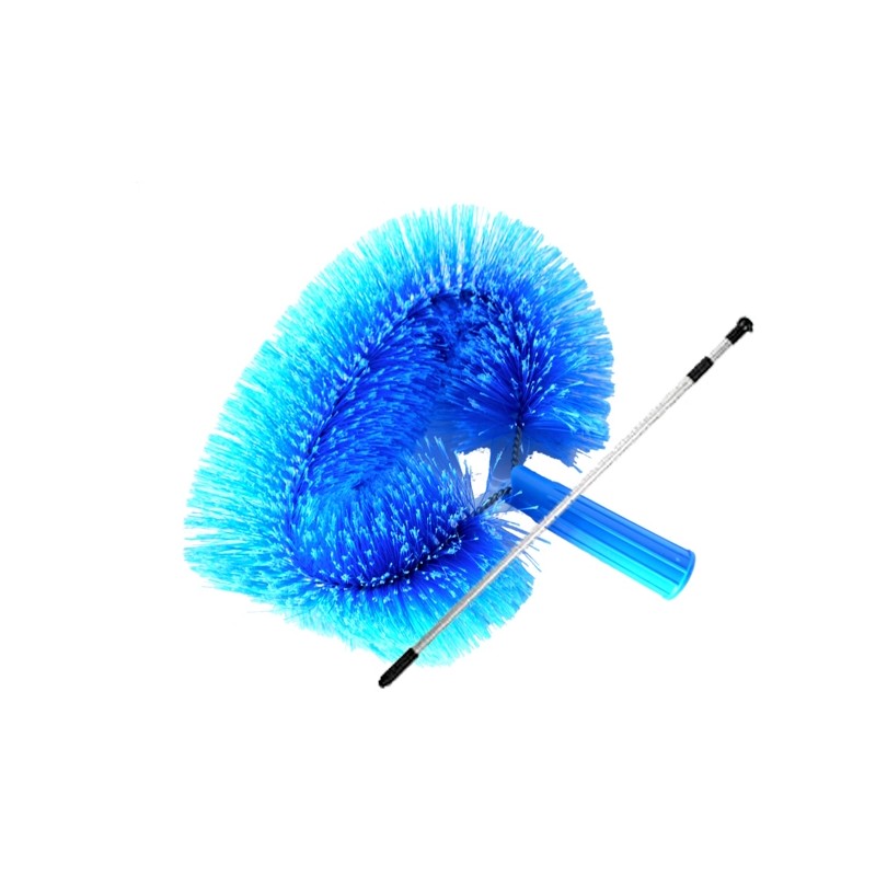 BROOM HANDLE HALF MOON BLUE + TELESCOPIC 2 X 0.75 M