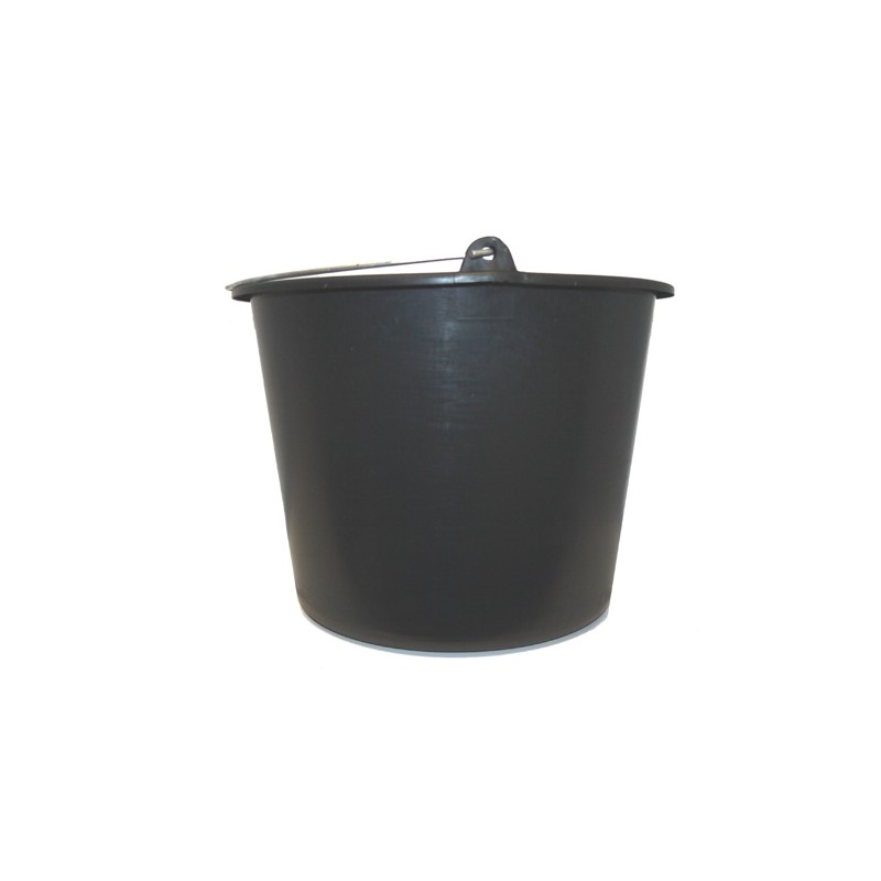 CONSTRUCTION BUCKET BLACK LINE GRIP 12 LITER