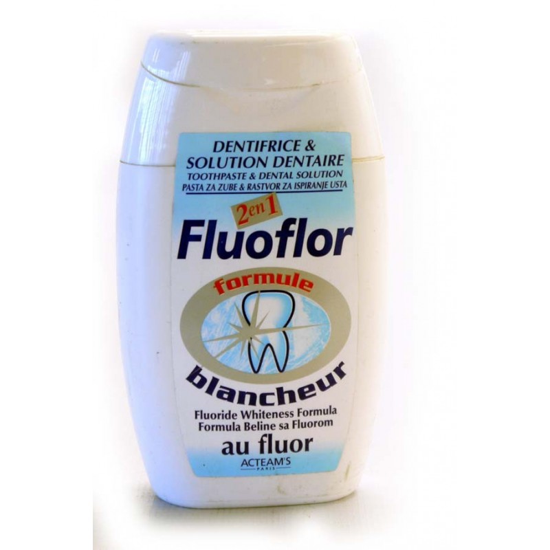 FLUOFLOR TANDPASTA 2 IN 1 WHITE 100 ML