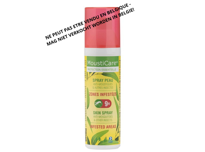 MOUSTICARE ANTI-INSECTENSPRAY ZONES INFESTEES 75ML 9H