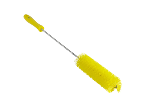 VIKAN FLESSENBORSTEL GEEL 500X120MM 40 MM DIAMETER - HARD POLYESTER