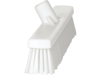 VIKAN VEEGBORSTEL ZACHT&HARD WIT 400x46x130MM