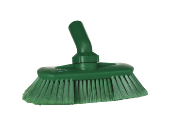 VIKAN HOEKVERSTELBARE BORSTEL GROEN ZACHT 190X70X147MM - POLYESTER GESPLITTE VEZEL