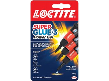 LOCTITE SUPER GLUE POWER GEL MINI DOSE 3X1GR