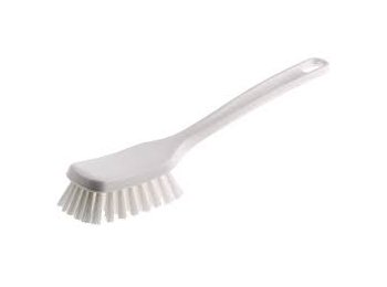 VIKAN HANDBORSTEL KLEIN WIT MEDIUM 255X40X33MM